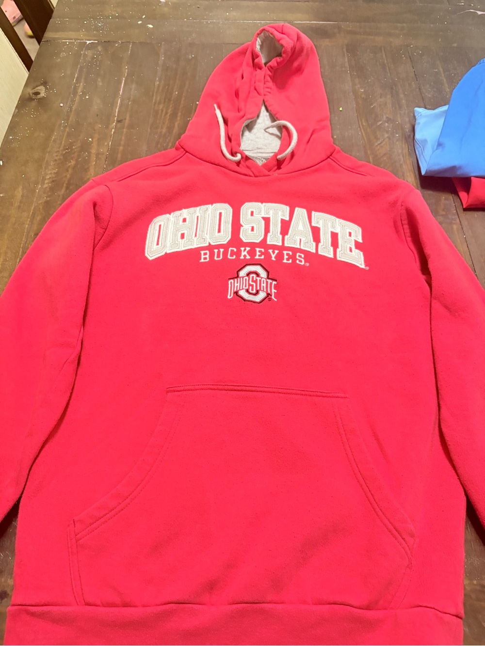 Knights Apparel Red Crewneck Ohio State Buckeyes Hoodie